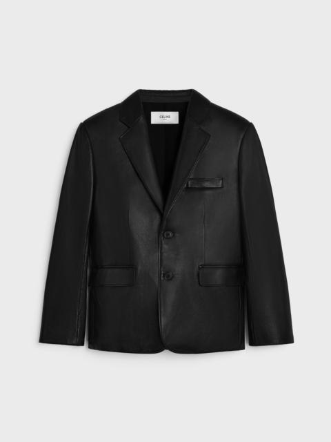 CELINE tailored jacket IN PLONGE LAMBSKIN