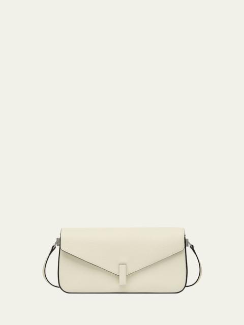 Valextra Iside Flap Leather Shoulder Bag