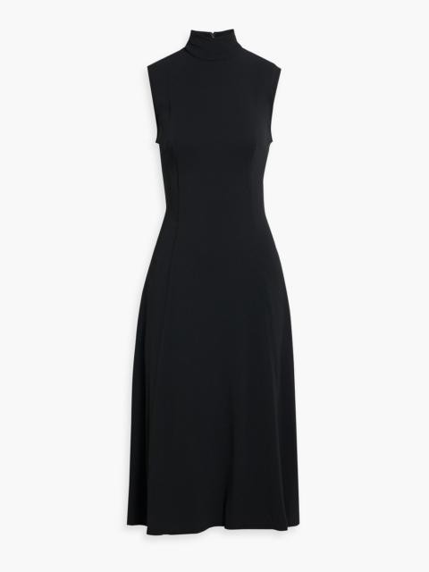 Another Tomorrow Crepe midi dress