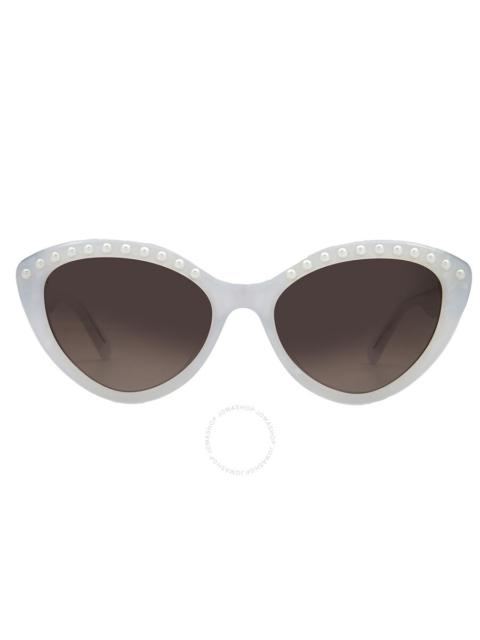 kate spade Kate Spade Brown Shaded Cat Eye Ladies Sunglasses JUNI/G/S PEARL 0VK6/HA 55