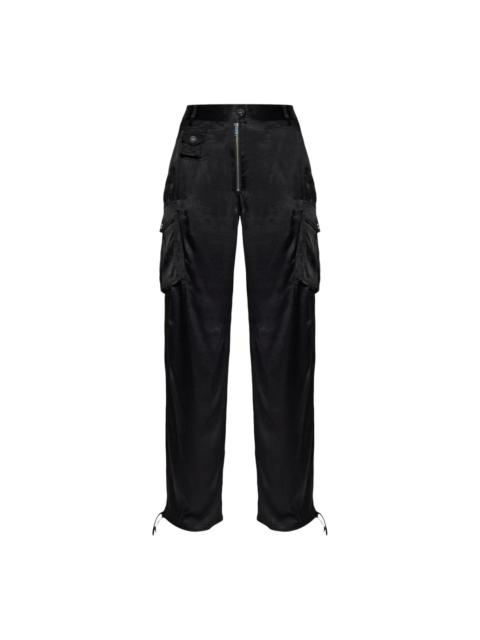 GANNI Washed Satin Pants