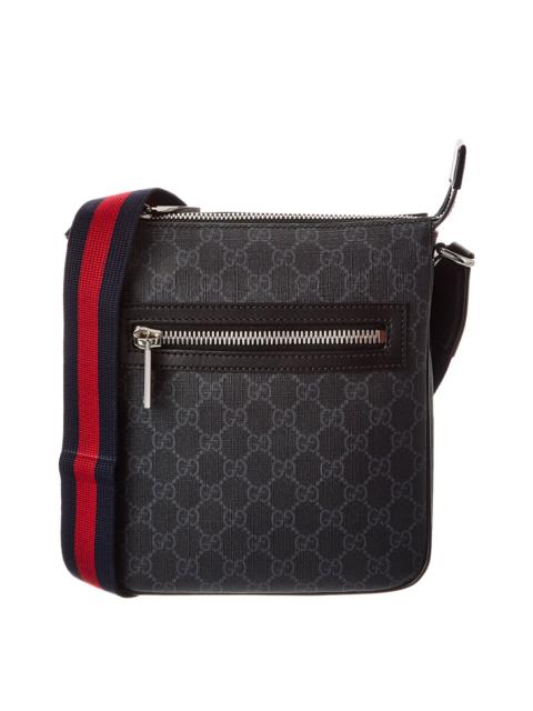 GUCCI Gucci Small GG Supreme Canvas & Leather Crossbody