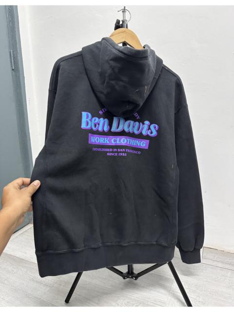 Other Designers Ben Davis - BEN DAVIS FADE ACID WASH HOODIE