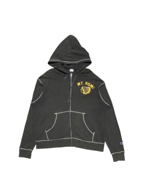 Other Designers Vintage - Champion MT.Home Waffle Hoodie Sweatshirt