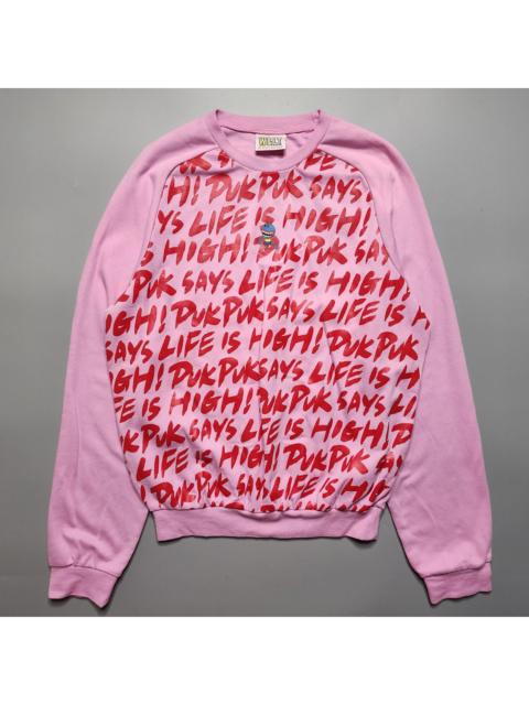 Walter Van Beirendonck W&LT - Puk Puk "Life is High" LS T-Shirt
