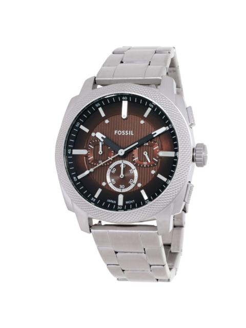 Other Designers Fossil Machine Chronograph Quartz Brown Dial Men's Watch FS6144