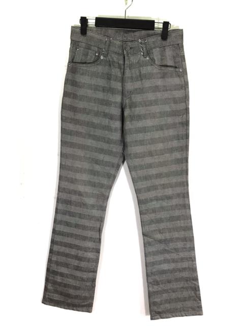 Other Designers Japanese Brand - Made In Japan Changing Times Border Striped Denim Jeans