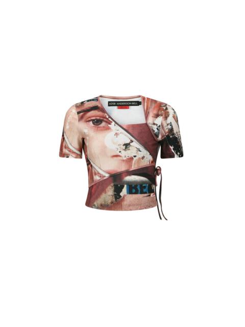Andersson Bell Collage Printed Wrap T-Shirt | club21