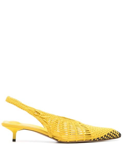 JACQUEMUS 30mm Les Cubisto Banane pumps