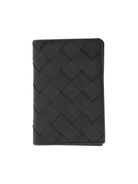Bottega Veneta Bottega Veneta Men Portacarte Intrecciato Con Patta