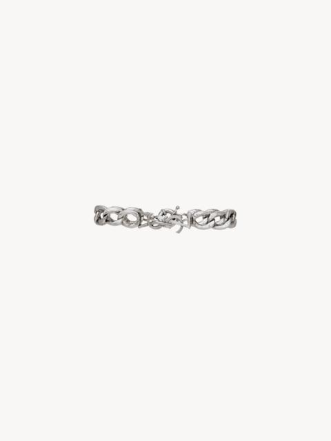 SAINT LAURENT CASSANDRE CHAIN BRACELET IN METAL