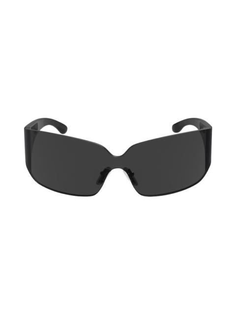 BALENCIAGA Mono Square Sunglasses  in Black