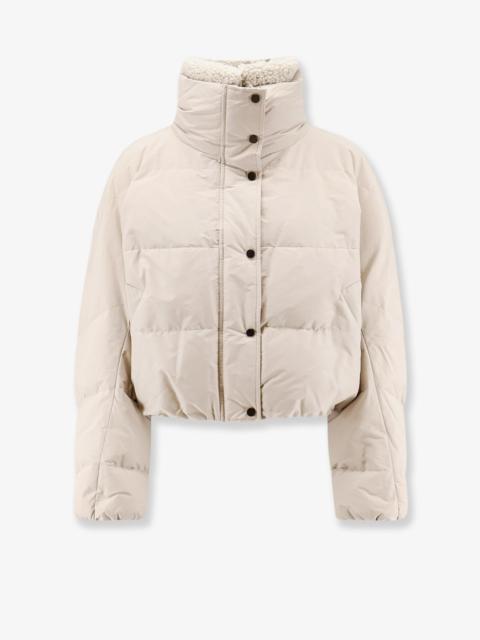 Brunello Cucinelli Brunello Cucinelli Women Down Jacket With Shearling Collar