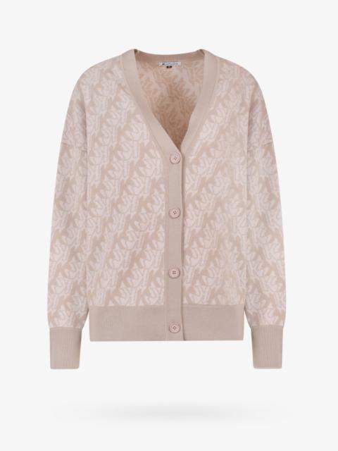 K KRIZIA - K Krizia Wool Cardigan With All-Over Monogram