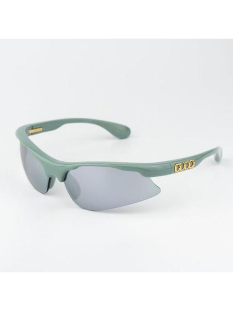 GUCCI SALE! Gucci Men Sunglasses Green Silver Mirror Mask GG1774S 005 BRAND NEW
