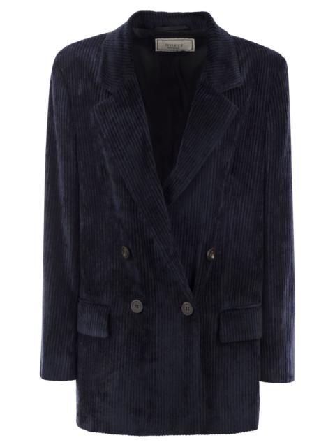 PESERICO Peserico Women Velvet Double-Breasted Blazer