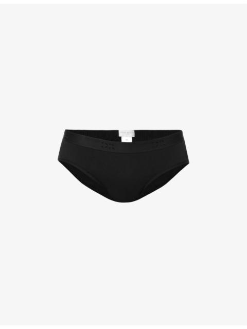 Derek Rose Jack branded-waistband stretch-cotton briefs