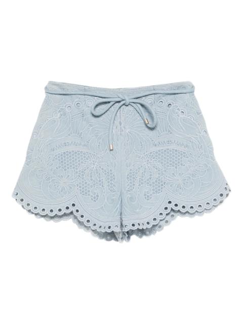 Zimmermann Daylight eyelet drawstring shorts