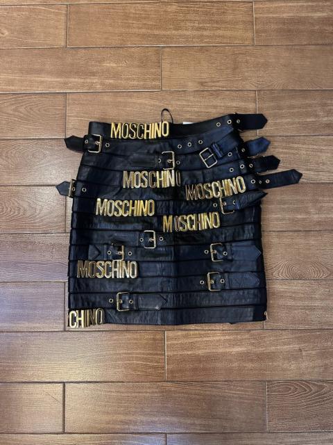 Moschino Moschino 2014FW by Jeremy Scott Leather Belt Skirt