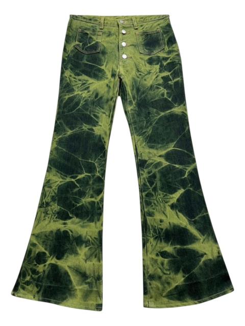 Other Designers 🔥Vintage WRANGLER TieDye Buttonfly Bush Pants Super FLARE