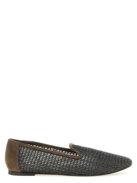 Brunello Cucinelli Brunello Cucinelli Women 'Embroidery' Mesh Loafers