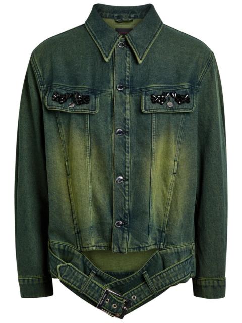 Simone Rocha Simone Rocha Crystal-embellished Denim Jacket