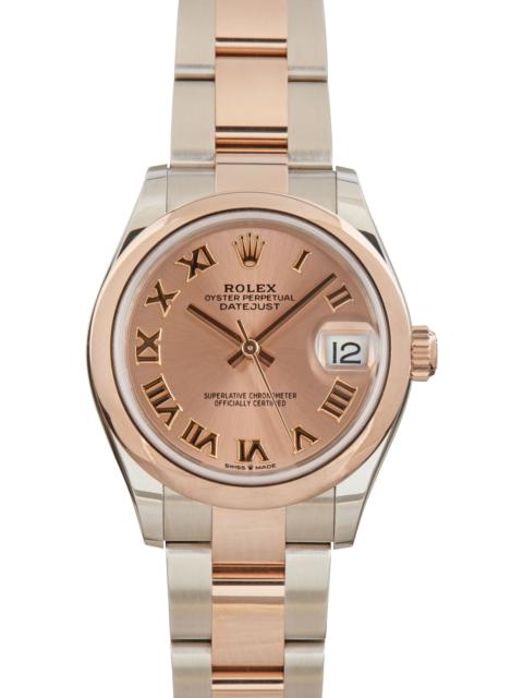 ROLEX Rolex Datejust 31 Ref 278241 Rose Roman Dial
