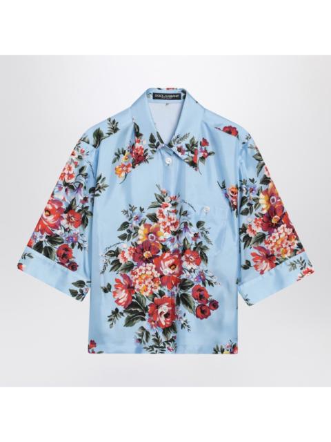 Dolce & Gabbana Dolce&Gabbana Silk Twill Shirt With Floral Print Women
