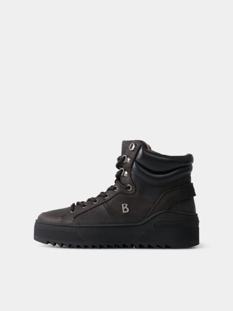 BOGNER Bucharest high-top sneakers in Chocolate
