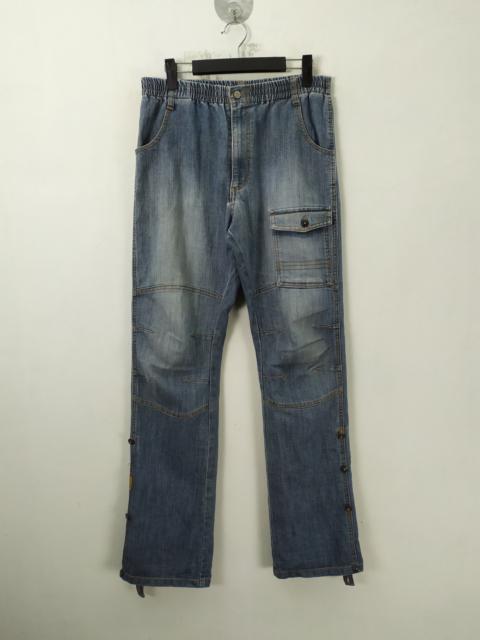 Other Designers Vintage - JAPANESE BRAND JEAN CARGO PANTS MULTIPOCKET TACTICAL