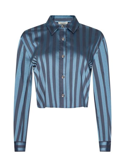 L'AGENCE Cosette Satin Shirt