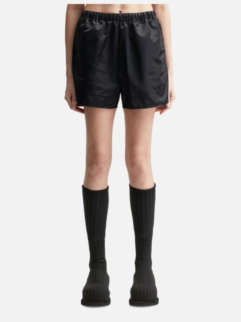 NOTHING WRITTEN NYLON SHORT PANTS