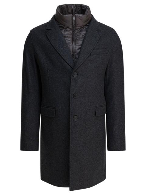 Herno Herno Wool Coat With Vest