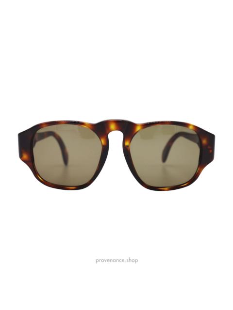 Other Designers Chanel Double CC Sunglasses - Brown Tortoise - 01452