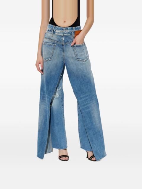 DSQUARED2 Layered denim jeans