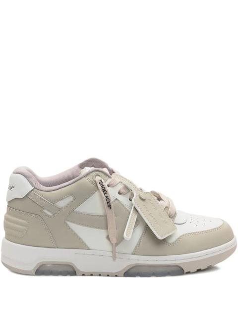 Off-White Off White Men "M-Out Of Office" Calf Leather Sneakers