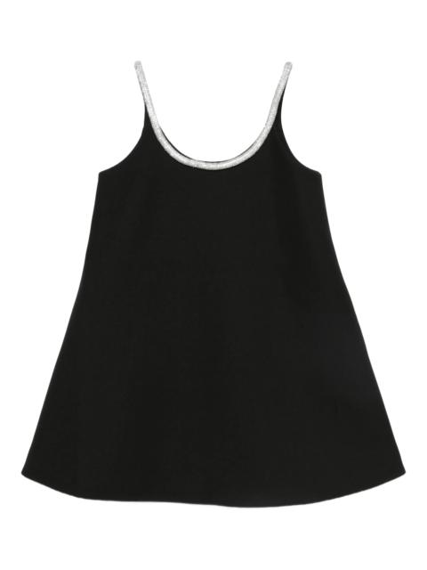 RÓHE A-line appliqué mini dress