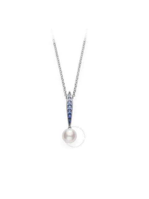 MIKIMOTO Mikimoto Akoya Cultured Pearl Ocean Pendant with Sapphire - MPA10378ASXW