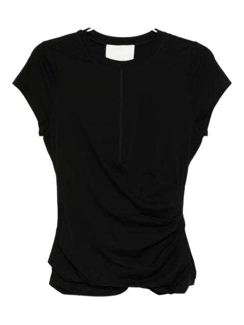 3.1 Phillip Lim Draped Short Sleeve T-Shirt
