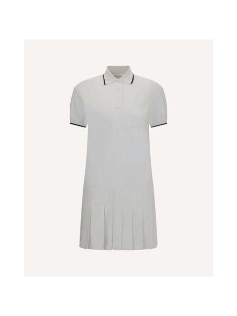 Brunello Cucinelli Brunello Cucinelli Wowhite Cotton Polo Dress