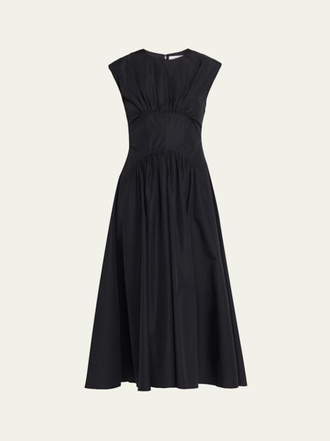 Proenza Schouler Nyssa A-Line Technical Cotton Dress