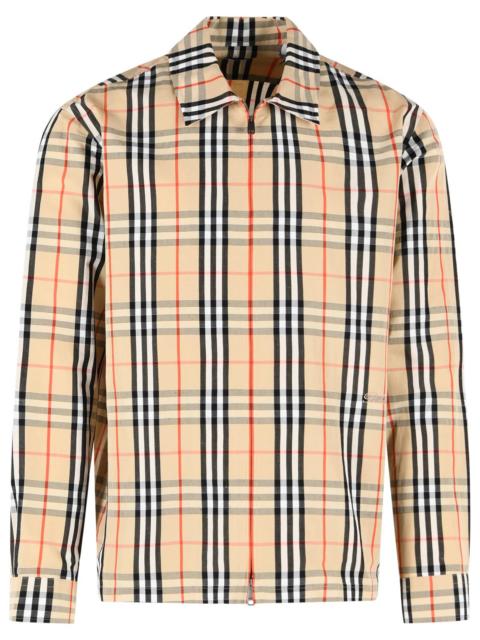 Burberry Burberry Beige Cotton and Linen Shirt Men