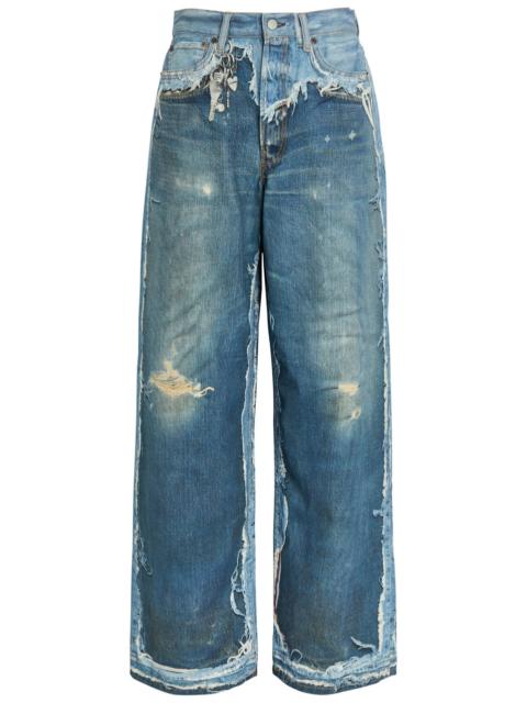 Acne Studios Acne Studios Printed Wide-leg Jeans