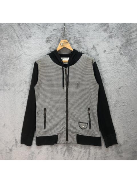 Other Designers Katharine Hamnett London - Katharine Hamnett London Houndstooth Hoodie Jacket #5783-206