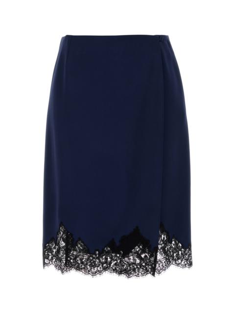 Stella McCartney Blue satin skirt