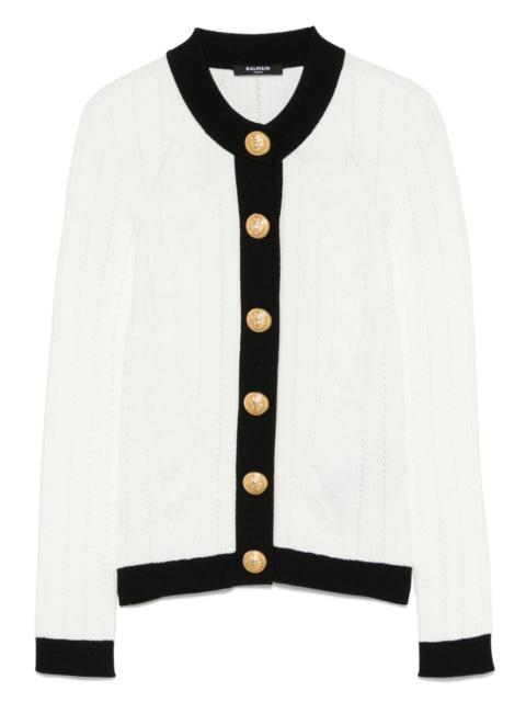 Balmain Balmain Women Knitted Crewneck Cardigan