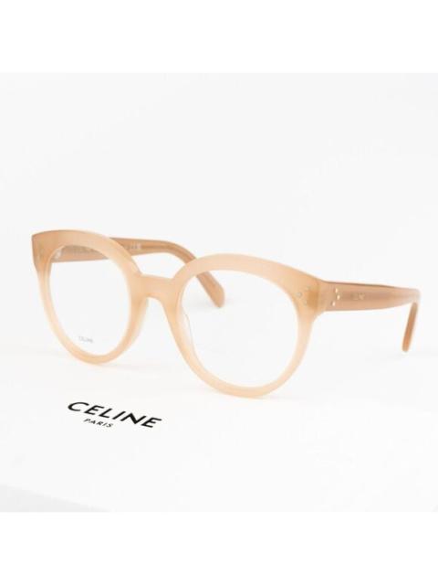 CELINE NEW Celine CL50093I 072 Beige Nude Round Women Eyeglasses CL 50093I