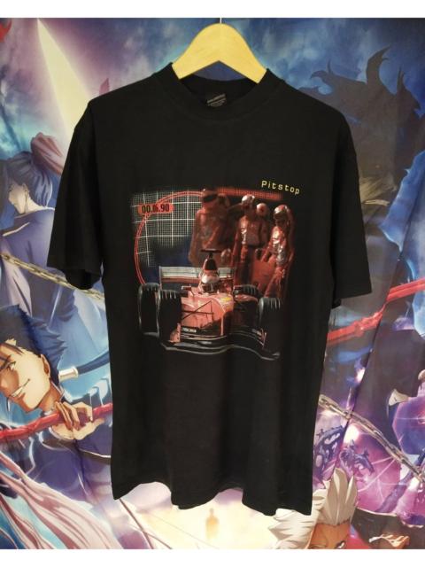 Ferrari Vintage 90's Ferrari Pit Stop Graphical Art Tees