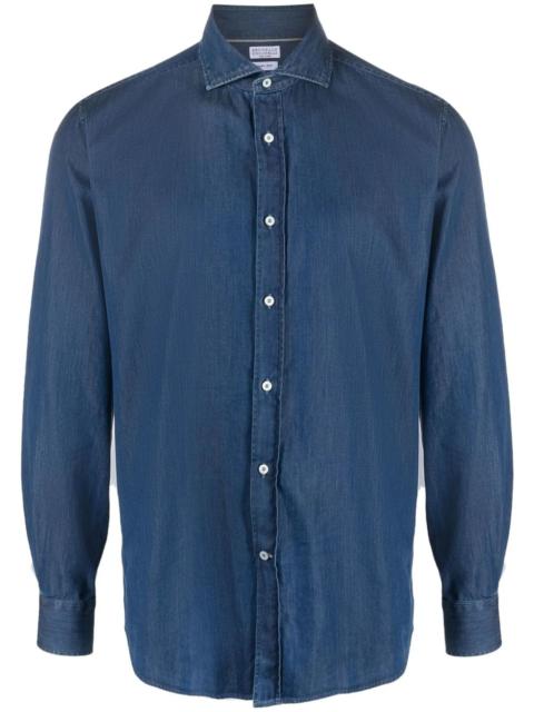 Brunello Cucinelli Brunello Cucinelli Long-sleeved Cotton Shirt
