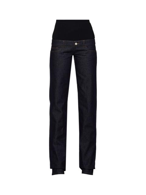 COPERNI Coperni Jersey Hybrid Denim Trousers 'Blue'